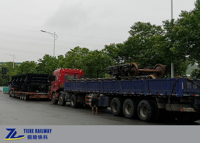 लो साइडेड ओपन गिट्टी साइड डंप कार एयर टिपिंग सिलेंडर 60t लोड एएआर स्वीकृत